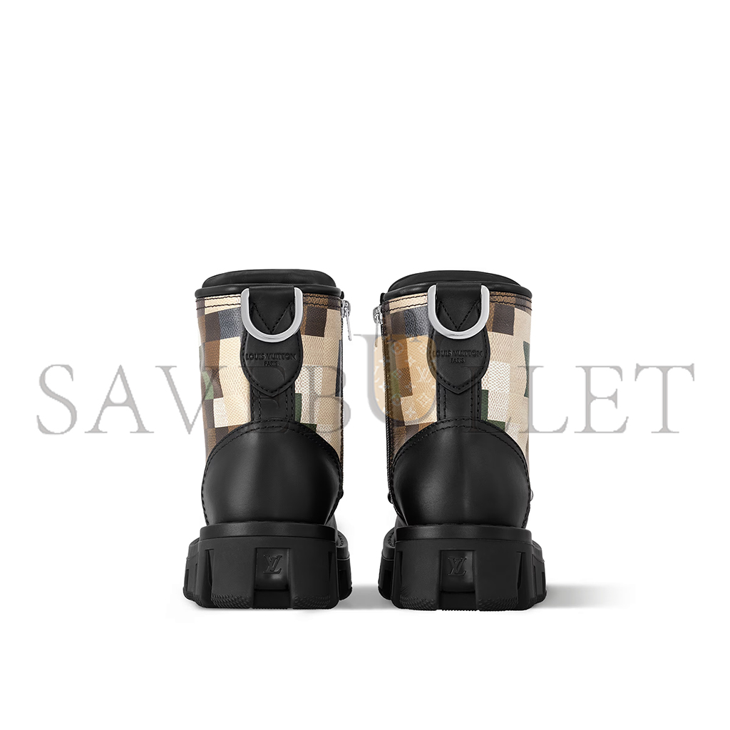 l**is V*t*n lv checker combat boot 1acnex